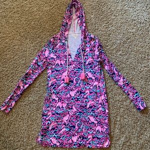 Lilly Pulitzer swim cover, size M